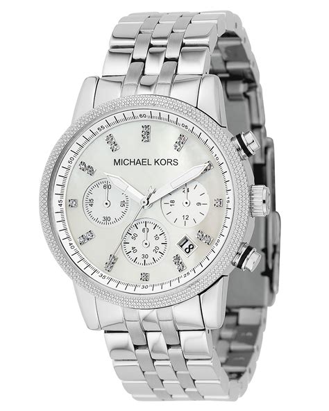 reloj michael kors all stainless steel 5 atm|Michael Kors mk3179.